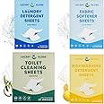 Lucent Globe Everything Bundle: Ocean Breeze Laundry + Ocean Breeze Fabric Softener + Dishwashing + Toilet Cleaner