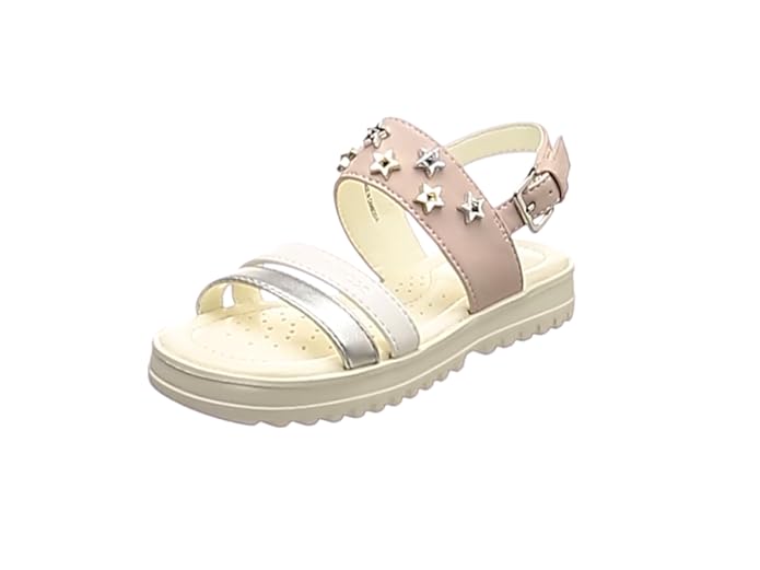 Geox Mädchen J Coralie Girl C Peeptoe Sandalen