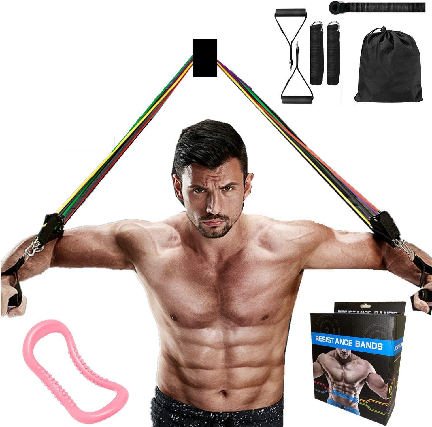 Resistance Bands Set 13 PCS Stretch Fitness Home Gym
