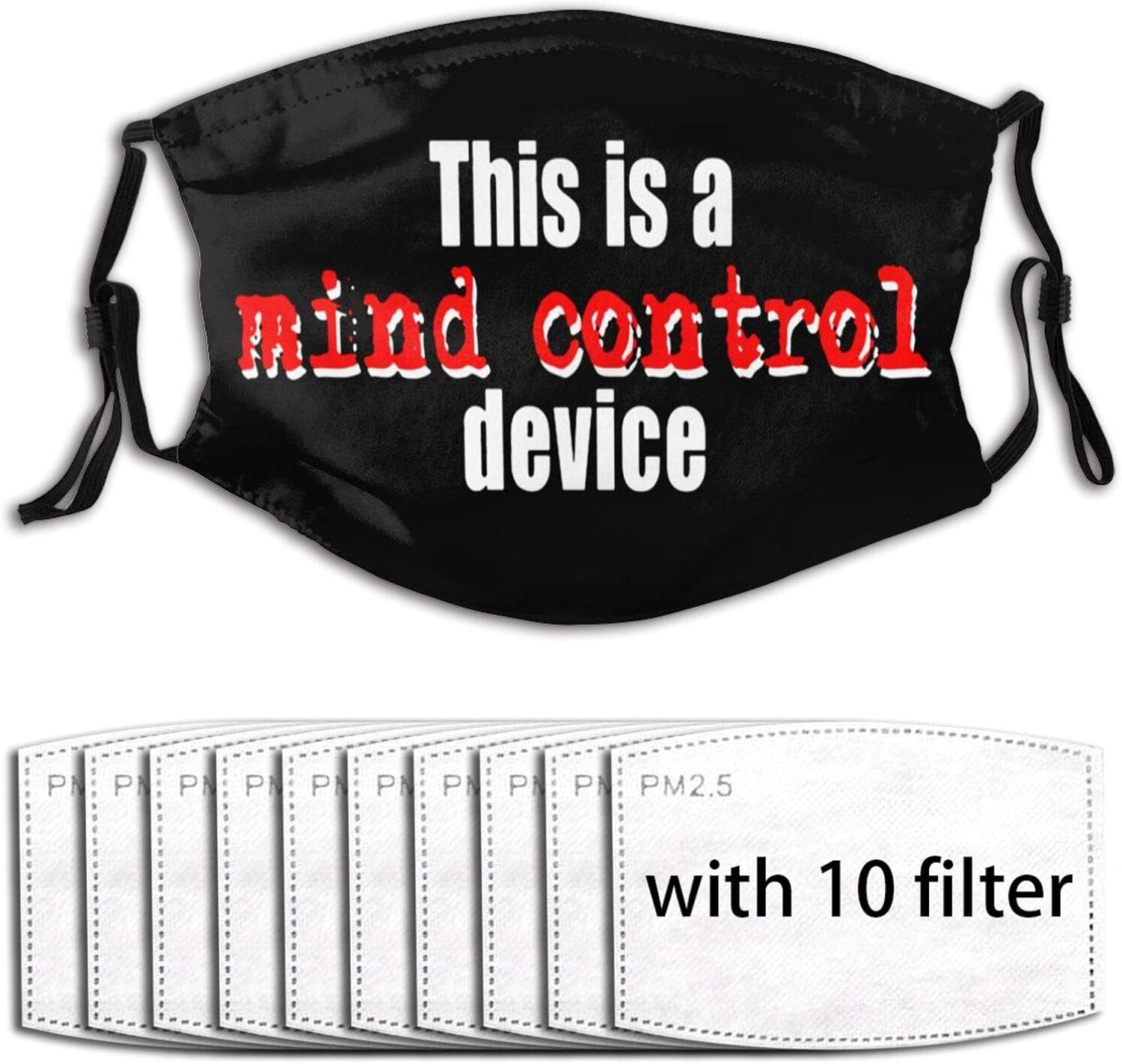 Truth Mask with Replaceable Filter Reusable Washable Face Covering at