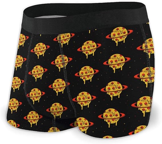 Amazon Co Jp メンズ ボクサーパンツ ピザプラネット ボクサーブリーフ 前閉じ アンダーウェア 吸汗通気 下着 ストレッチ ブリーフ お父さん 彼氏のプレゼント 服 ファッション小物