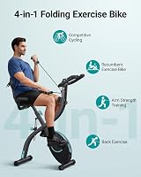 MERACH Foldable Exercise Bike 16-Level Magnetic Resistance 300lbs Capacity view 9