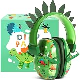 homicozy Noise Cancelling Headphones for Kids,Toddlers,Teens Boys Ages 1-12,Dinosaur Ear Hearing Protection Sound Proof Safety Earmuffs for Concerts,Monster Trucks,Sensitive Ears