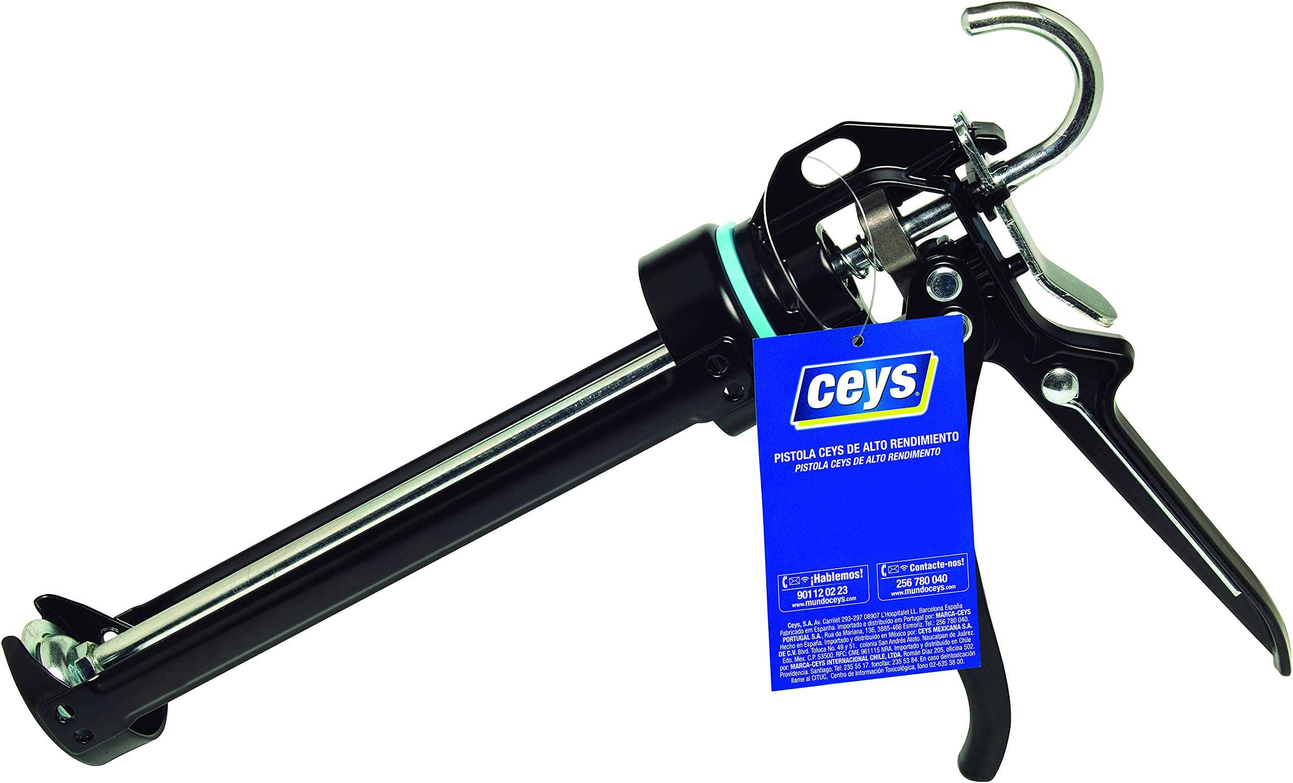 ceys 901404 Professional Sealant Gun-Applicator High Viscosity-Universal, Blue