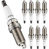 SYKRSS Iridium Spark Plug LZFR5CI-11 8 Pack for Dodge Ram | Fits Chrysler 300/Aspen; Challenger/Charger/Durango/Dakota/Ram 1500/2500/3500; Grand Cherokee/Commander 4.7L 5.7L V8