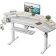 Amazon.com: EUREKA ERGONOMIC Standing Desk with Keyboard Tray, Gaming ...