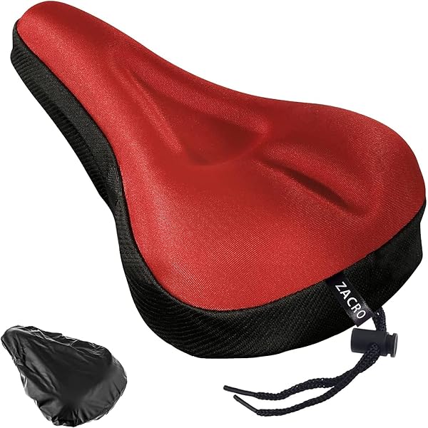 thumbnail interactive-video image 1 of Zacro Bike Seat Cushion - Gel Padded Bike Seat 1 of 13