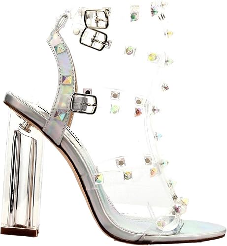 clear shoes with studs