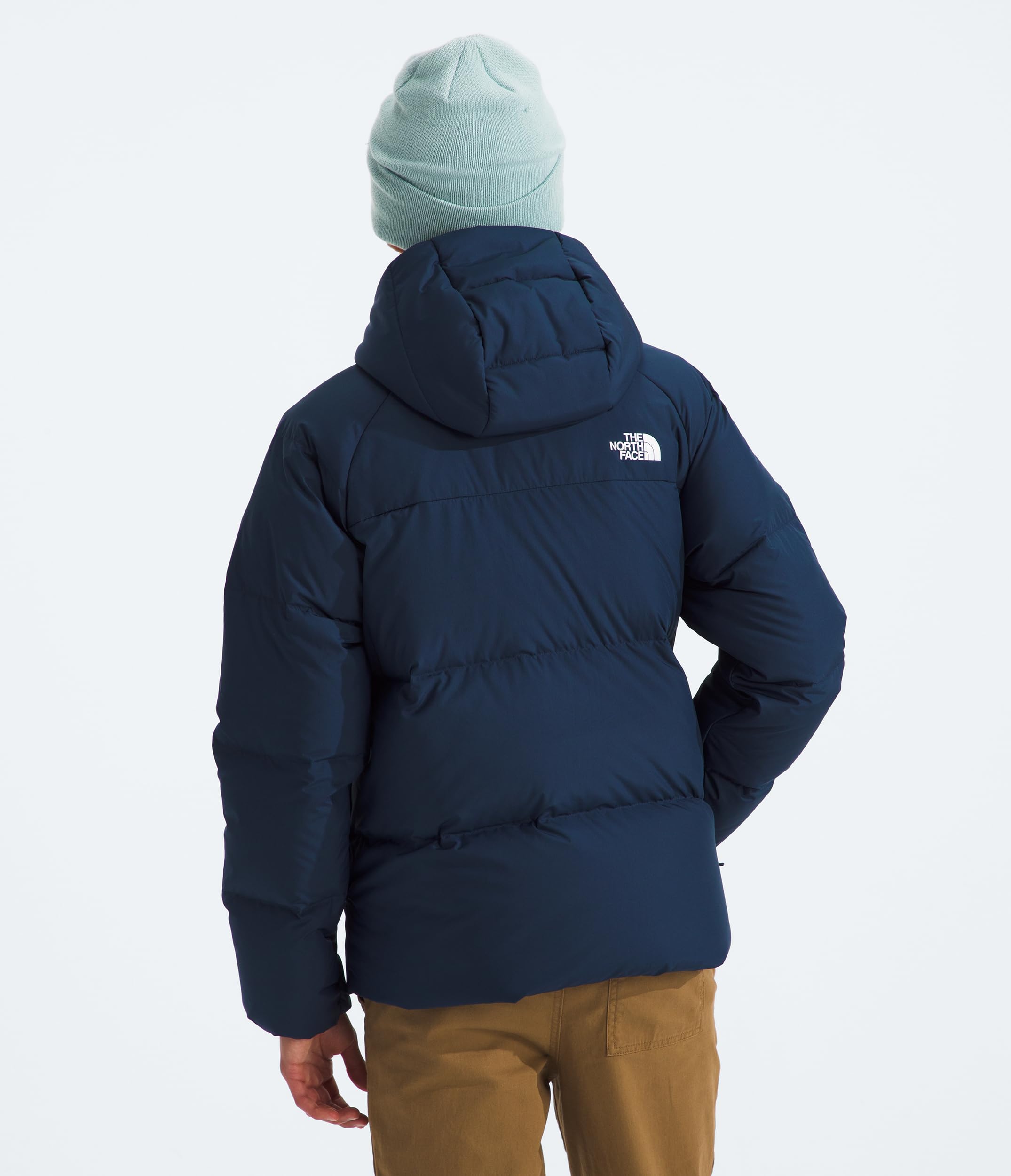 The North Face Boys' Down Hooded Jacket | Water Repellent, 600 Fill Recycled Waterfowl Down, Zip Pockets