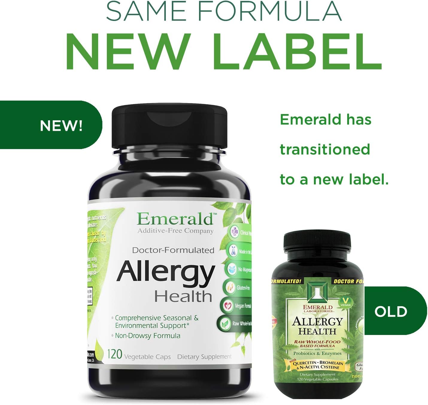 Allergy Health with Quercetin, Bromelain & NAcetyl Cysteine