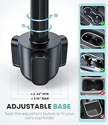 Car Cup Holder Tablet Mount, AHK Universal Tablet