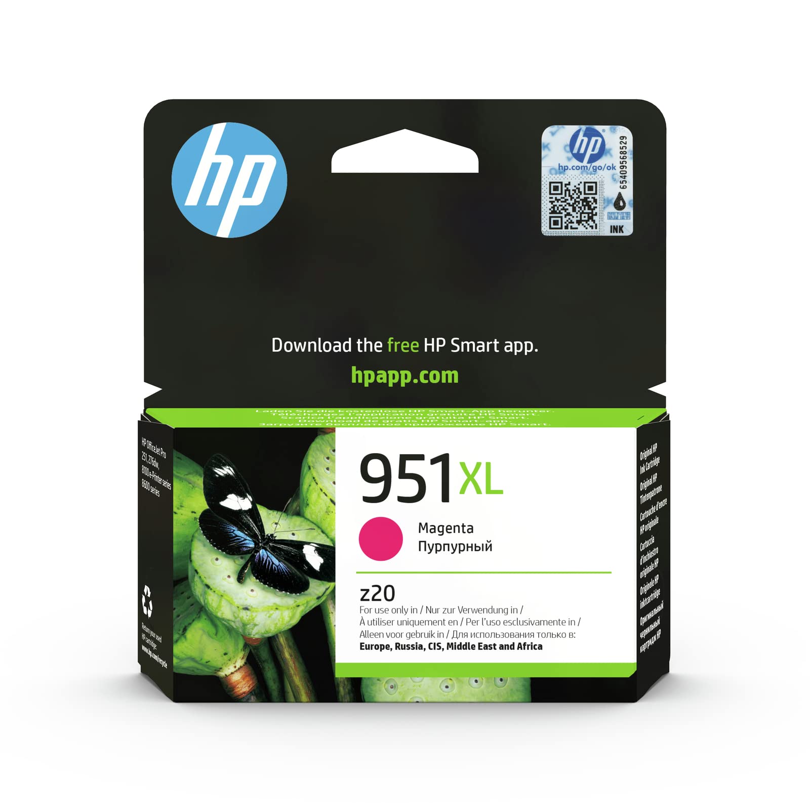HP CN047AE 951XL High Yield Original Ink Cartridge, Magenta, Single Pack — image 1