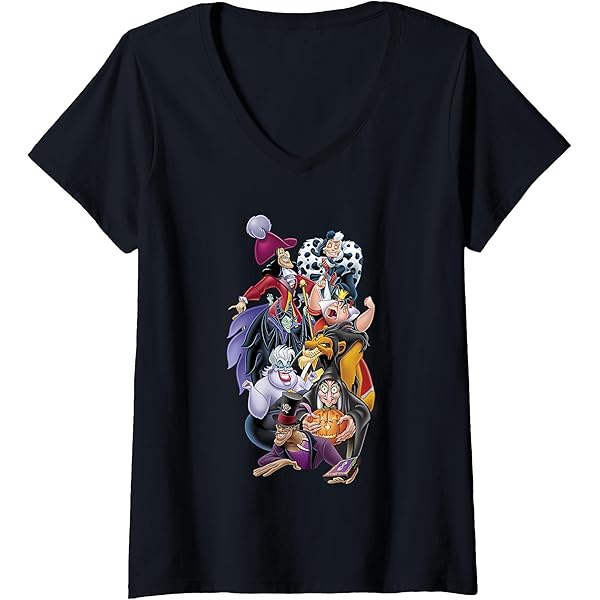 Amazon.com: Disney Villains Classic Epic Group Shot Big Chest