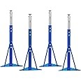 Factory Direct Partners Replacement Standard Swivel Glide Table Legs for FDP Activity Tables, Adjustable Height 19-30 inches, Includes Legs and Hardware ONLY (4-Pack) - Blue, 11024-BL