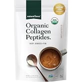 Natural Force Organic Clean Collagen Peptides Powder - USDA Certified Organic &amp; Non-GMO, Keto &amp; Paleo Certified - Hydrolyzed Type I &amp; III Protein Powder with Essential Amino Acids &ndash; Unflavored, 10.7oz
