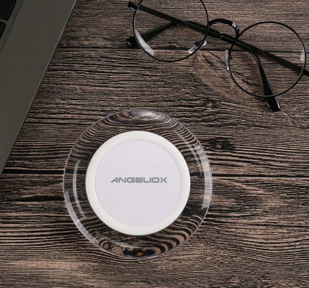 Qi Wireless Charger, Wireless Charging Pad Stand for iPhone X,iPhone 8/8S/8 Plus,10W Fast Charge for Samsung Galaxy S9/S9+/Note 8/S8+/S8/S7 Edge/S7/S6 Edge+/Note 5