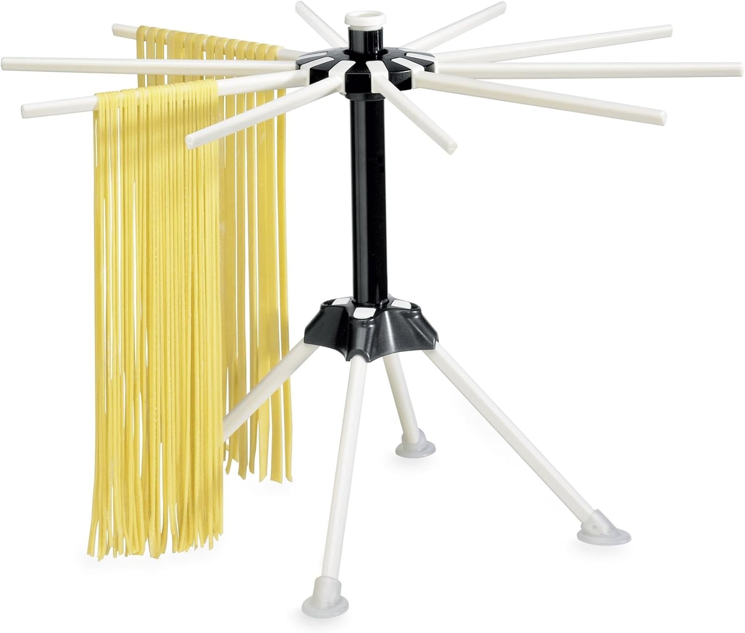 Küchenprofi Nudeltrockner PASTACASA Zubehör für Nudelmaschine, Kunststoff, Weiss-schwarz, 9 x 9 x 22 cm, 6-Einheiten