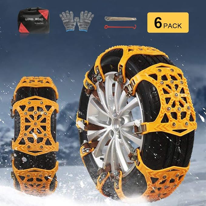 soyond Snow Chains Car Anti Slip Snow Tire Chains