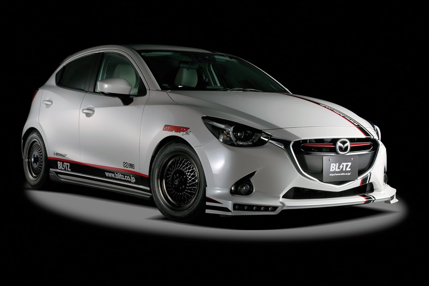 Amazon Blitz ブリッツ 車高調 レンチ付 デミオ Dj3fs Dj5fs Djlfs ダンパー サスペンション フロント リア 4本セット 全長調整式 減衰力32段調整 Damper Zz R 車高調キット 車 バイク