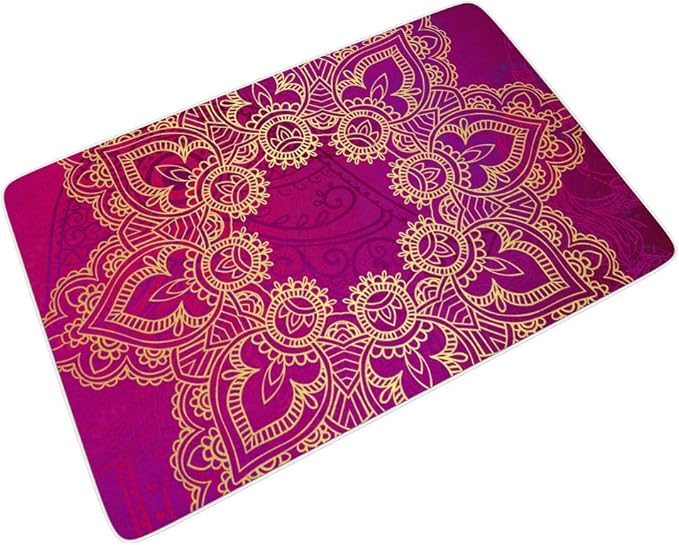 Dewawa Lotus Printing Mats Soft Doormat Lotus Mats