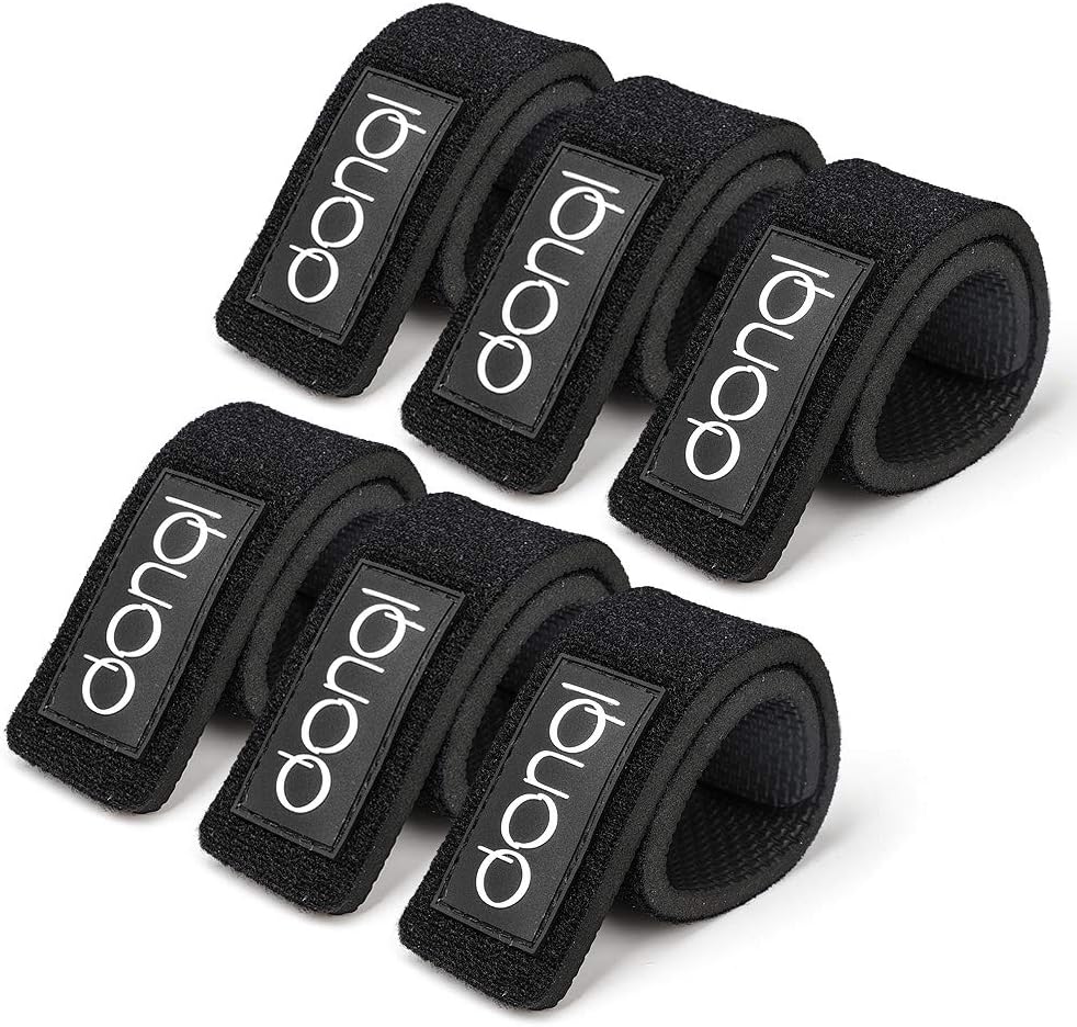 DONQL Fishing Rod Straps Fishing Rod Belts Ties Stretchy Magic Bait Casting Spinning Rod Straps Holders