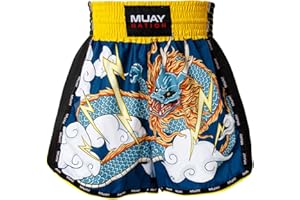 MUAY NATION Muay Thai Shorts for Men Women Kick Slim Cut MMA Boxing Shorts Training Kickboxing Clothing Martial Arts Trunks