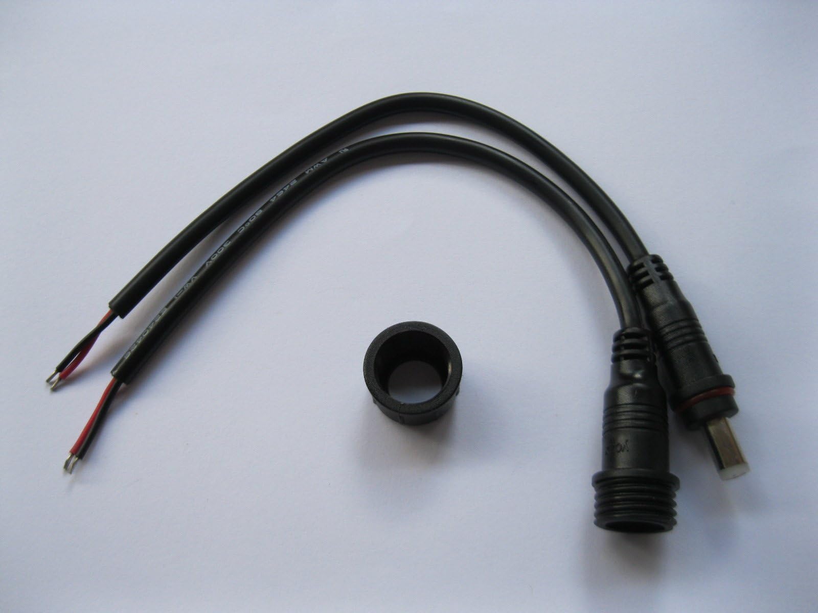 8 Set Waterproof Cable 5.5X2.1mm Black DC Power Male to Female Connector With Cord 15cm Skywalking