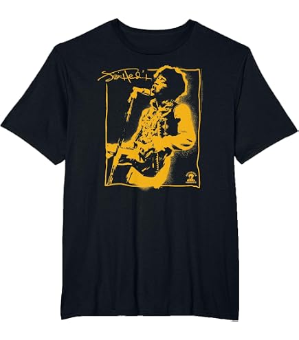 Amazon.com: Jimi Hendrix Official Stone Free Lyric Tee T-Shirt