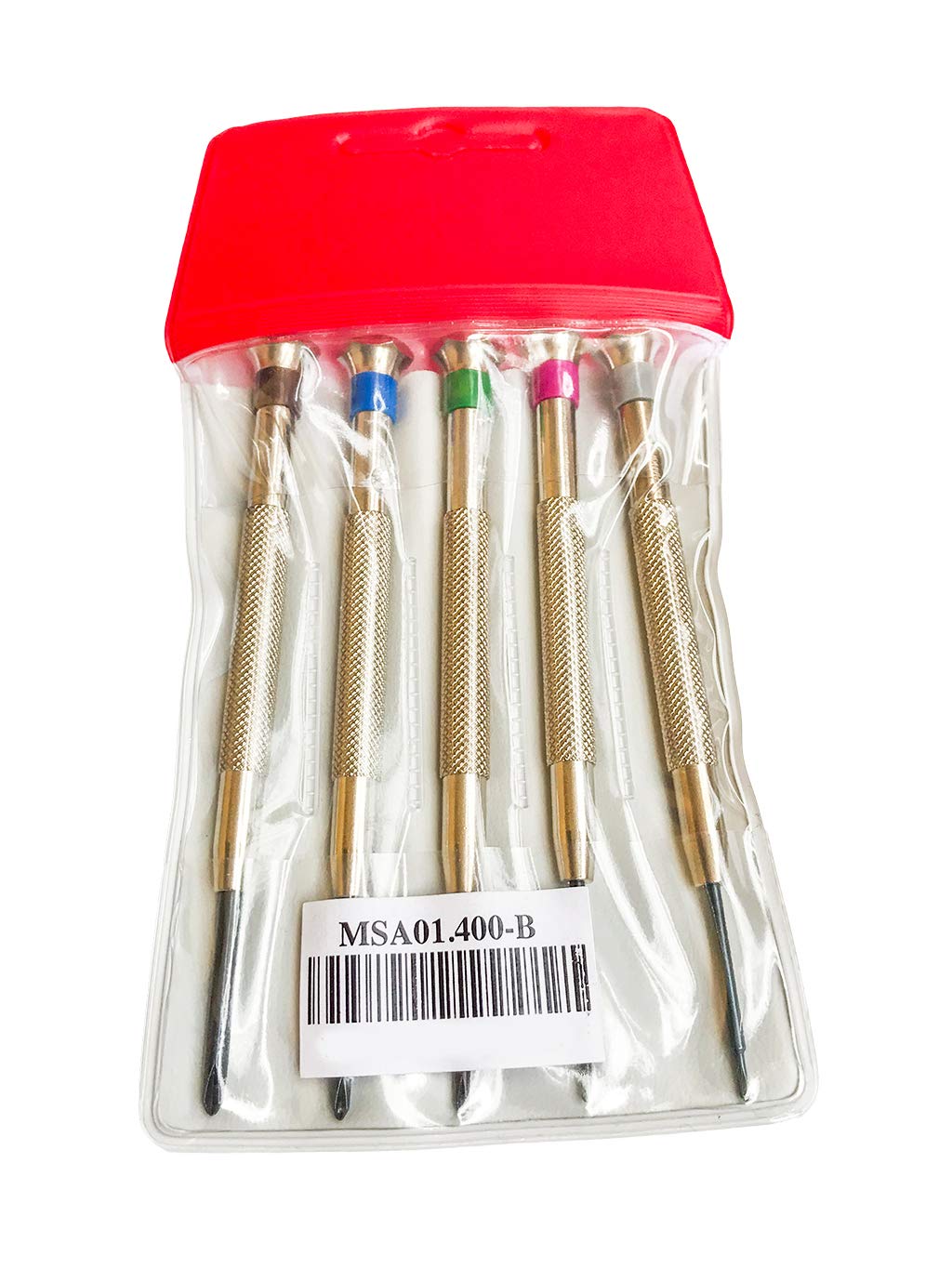 Horotec MSA 01.400-B Special Screwdrivers Cross 5 Pieces Swiss Made