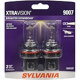 SYLVANIA 9007 XtraVision Halogen Headlight Bulb, High or Low Beam, 2 Bulbs | Brighter High Beam, Low Beam, and Fog Light Helps to Improve Downroad Visibility