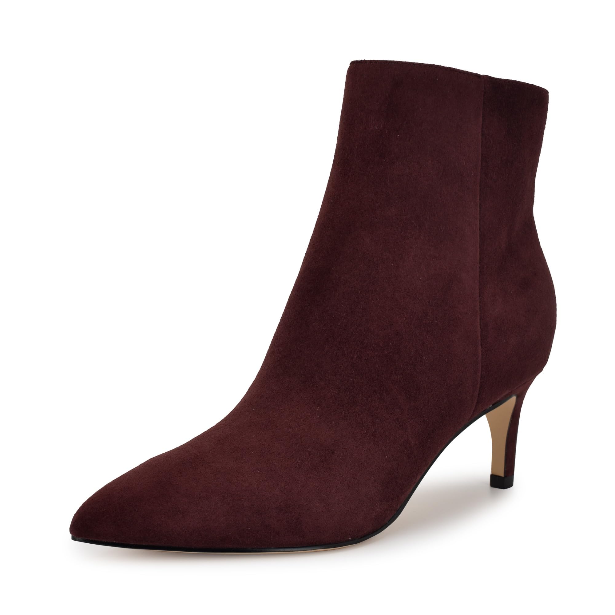 Nine West Women’s Sheeba Bootie, Burgundy Suede 600, 9
