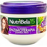 Tratamiento Capilar Enzimoterapia Control Frizz Nutribela15 Reconocidos Ingredientes | Frizz Control Enzymotherapy Hair Treatment 15 Ingredients Quala (Regular Size 10.01oz-300ml)