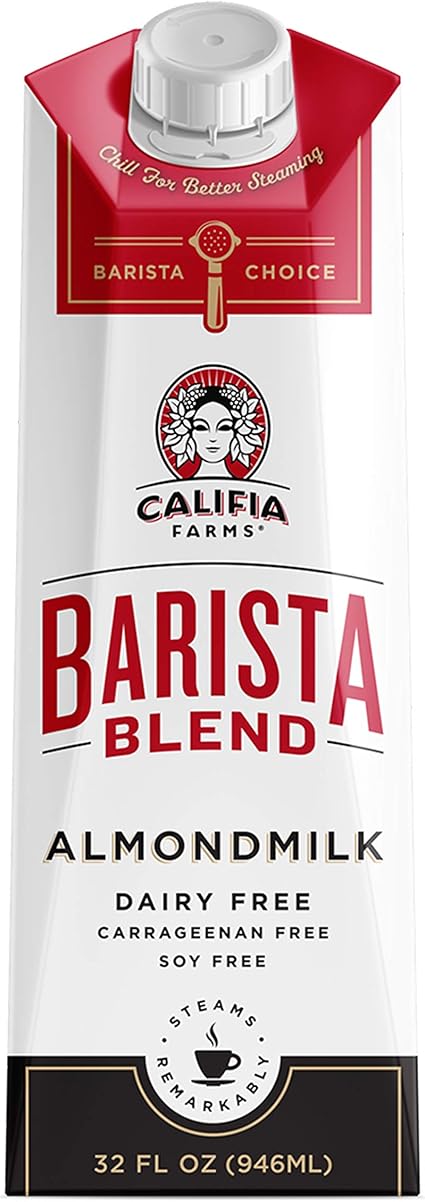 Califia Barista Blend Pure Almondmilk 32 Oz Cartons Pack Of 6 Amazon Ca Grocery