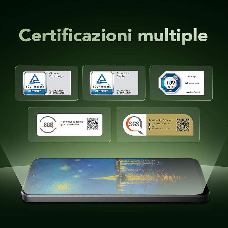 NXTPAPER 60 Ultra 5G Smartphone Android, 7,2" FHD+, 12 GB RAM + 512 GB ROM, telefono con protezione per gli occhi, nero nebulosa, con cover flip e stilo