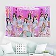 Tapestry Wall Hanging Tapestry Background Wall Room Living Room Decoration 40X28Inch(Pink)