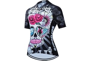 Serijoars Women's Cycling Jersey Women Short Sleeve Road Bicycle Clothing MTB Tops Summer Outdoor Sports Wear
