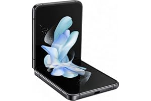 Samsung Galaxy Z Flip4 5G (128GB) Galaxy AI, 6.7" 120 Hz Foldable Display, 12MP+12MP Rear, Flex Mode - Graphite (Renewed)