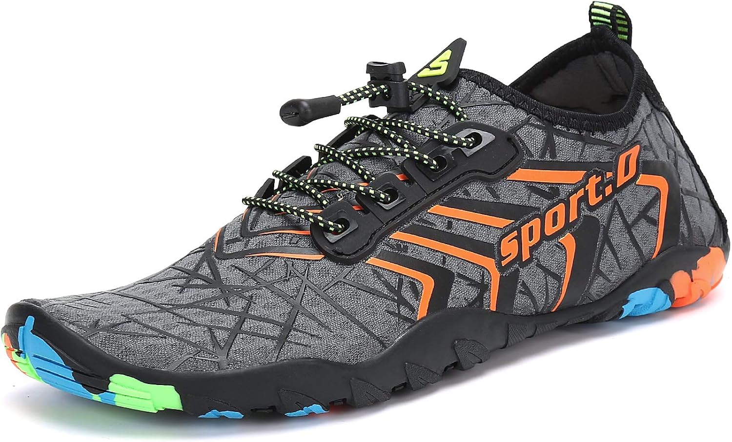  | Mishansha Mens Womens Water Shoes Barefoot Quick Dry Beach Swim Diving Kayaking Surf Windsurfing Aqua Sports | Water Shoes