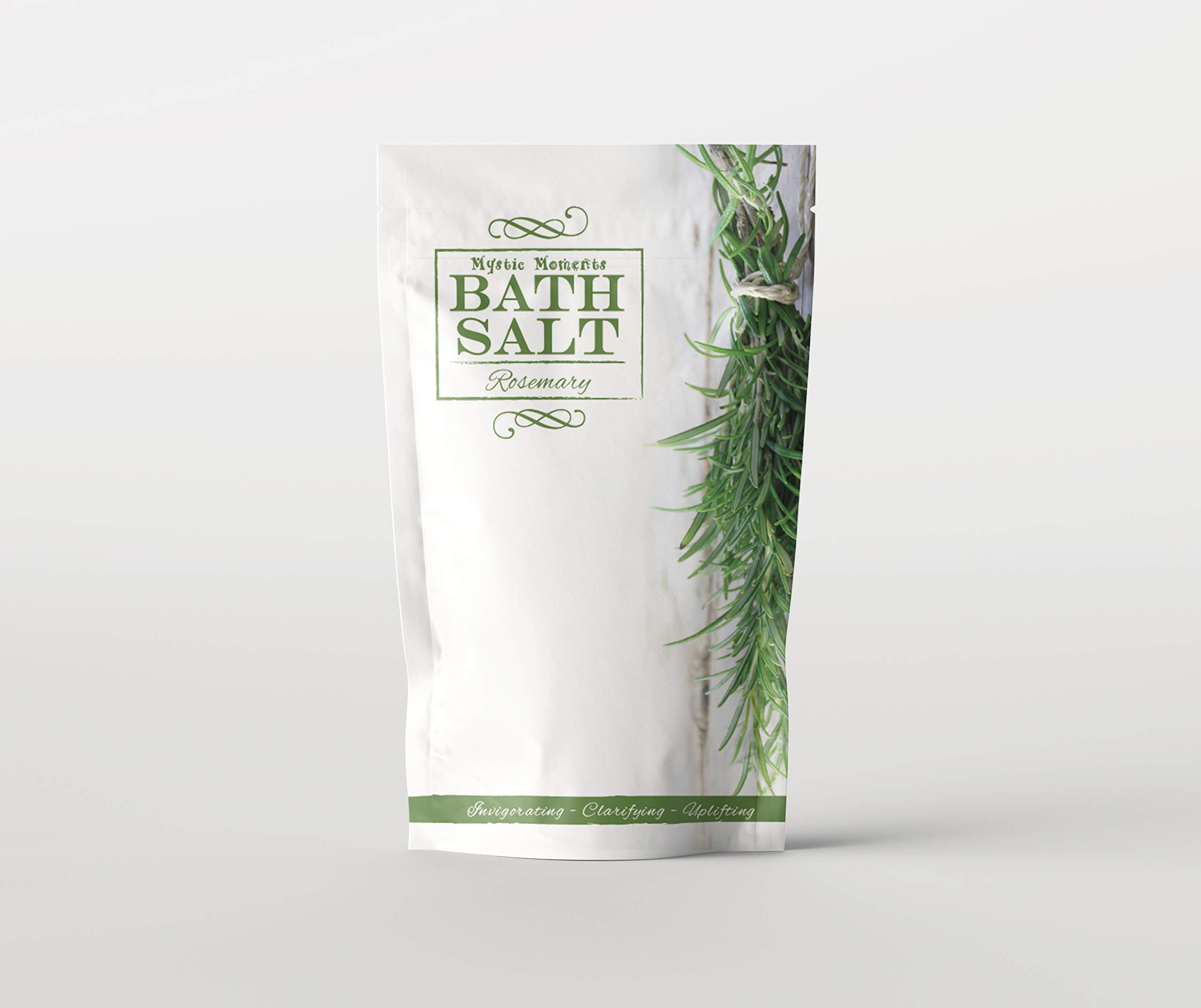 Mystic Moments Rosemary Bath Salts 1Kg | Natural Bath Soak for Muscle, Perfect for Skin, Face & Body 100% Natural Vegan GMO Free