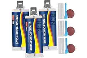 Strong Foundry Glue for Metal 3 Sets - High Temp Waterproof Adhesive 100ml All-Purpose Casting Repair Kit