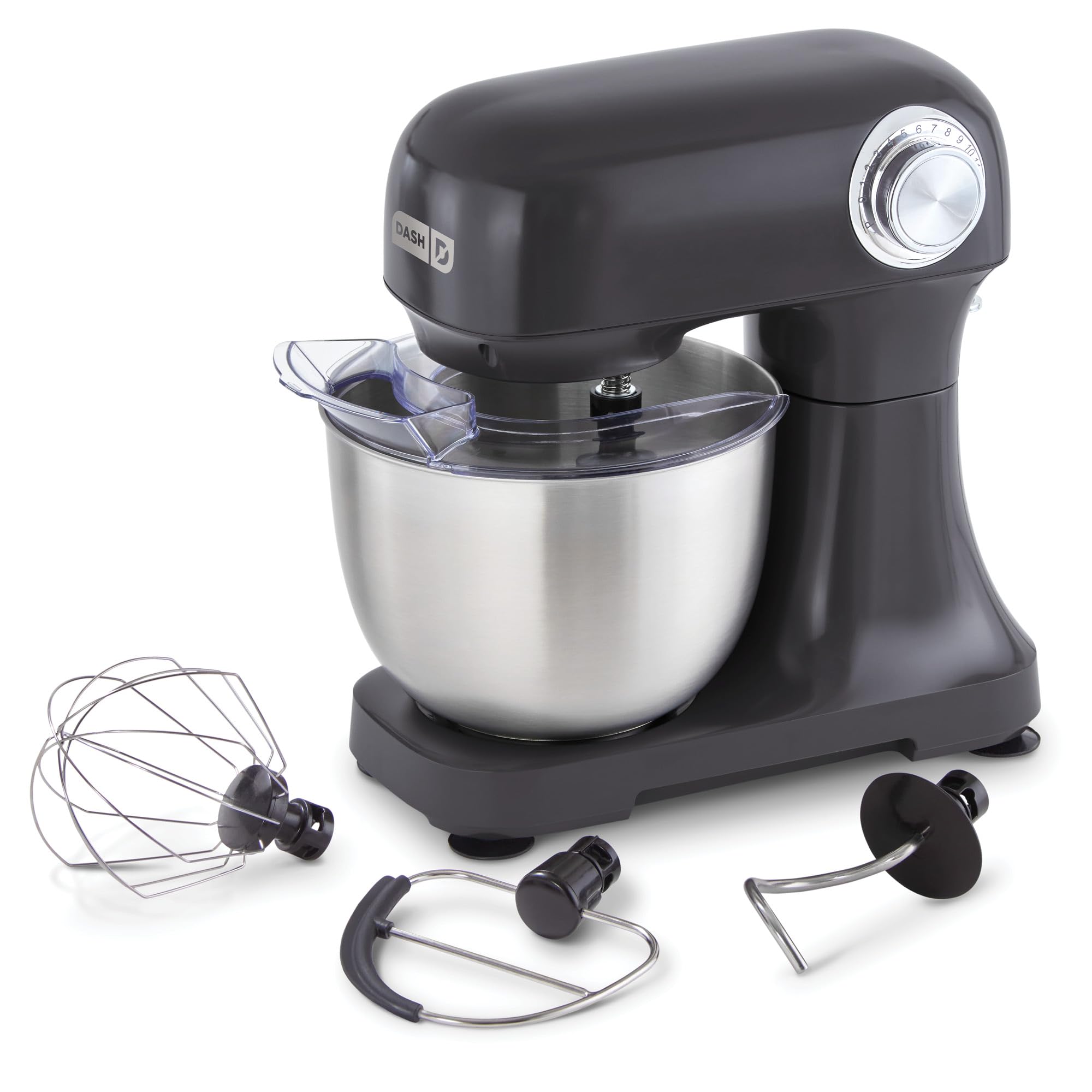 Photo 1 of ***USED***DASH Tilt-Head 3.5qt Stand Mixer 12 Speeds with Paddle, Dough Hook, and Whisk Attaachments- Forged Iron