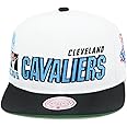Mitchell & Ness Cleveland Cavaliers NBA Draft Snapback Hat Cap - White/Black