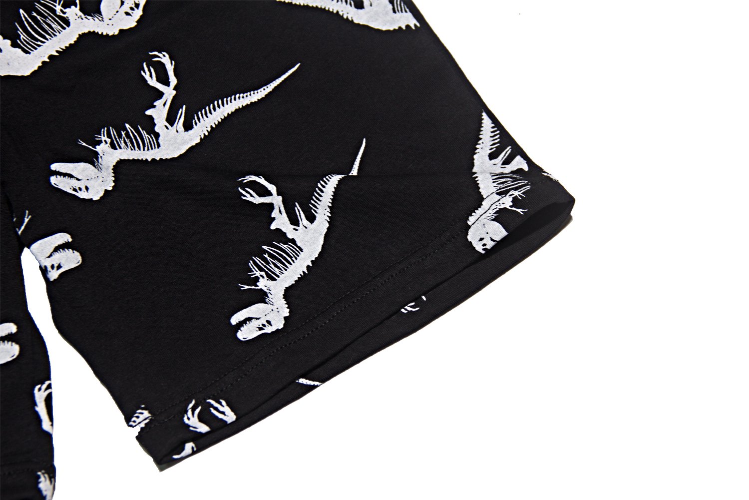 Kids Pajamas Toddler Dinosaur Pjs Cartoon Sleepwear 100% Cotton Black 5T