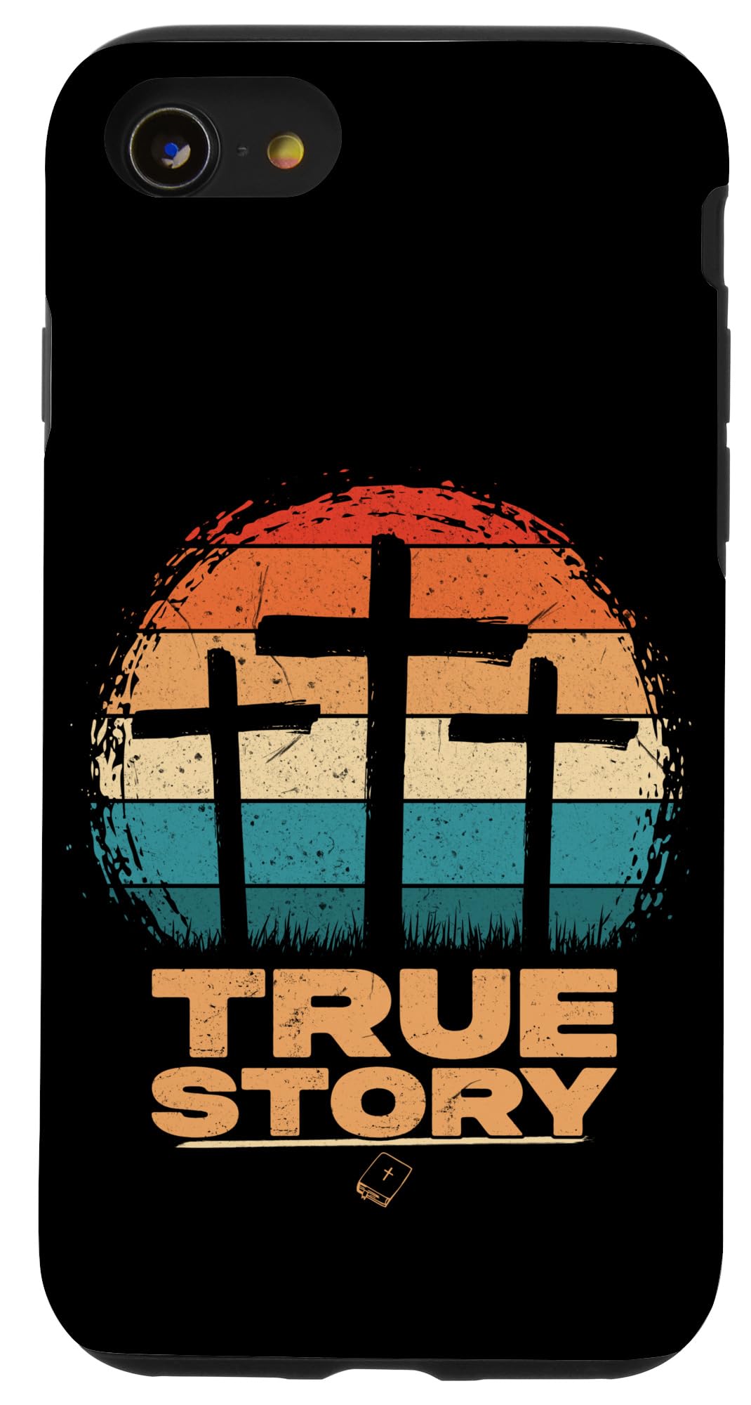 iPhone SE (2020) / 7 / 8 True Nativity Christmas Jesus Story Three Crosses Religious Case