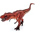 Gemini&Genius Tyrannosaurus Rex Dinosaur Toy for Kids, Realistic Dinosaur T Rex with Moveable Jaw Dino Toy for Kids, Dino Gift, Collection, Cake Topper and Room Decoration for Kids (Red)