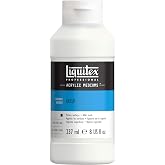 Liquitex Professional Gesso Surface Prep Medium, 237ml (8-oz), White | Primes Surfaces, Adds Tooth for Color Adhesion, Stiffens Canvases, Archival Quality, Optimum Absorbency for Paint