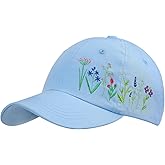 Biggun Trendy Embroidered Baseball Cap for Girls Women Men - Adjustable Soft Breathable Hats for Casual Wear