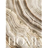 Home Sweet Heaven: Oversized Decorative Book For Display, An Aesthetic Coffee Table Addition, Beautiful and Functional, A Daily Reminder For Your Home, Blank Numbered Interior