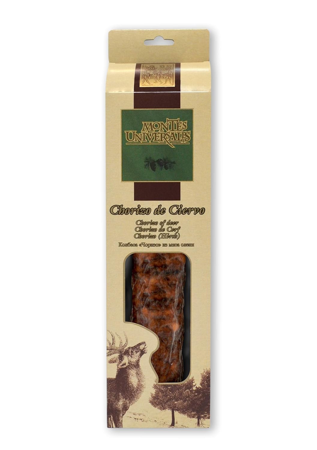 Chorizo Cular de Ciervo Estuchado Montes Universales (300g ...