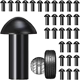 Richcat Replacement Mushroom Plugs for tubeless Tire Puncture Repair kit,for Motorcycles, Cars, Trucks, ATVs and Tractors(30 